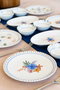 Hermia Dalya 16 Set de Desayuno de Porcelana de 16 Piezas